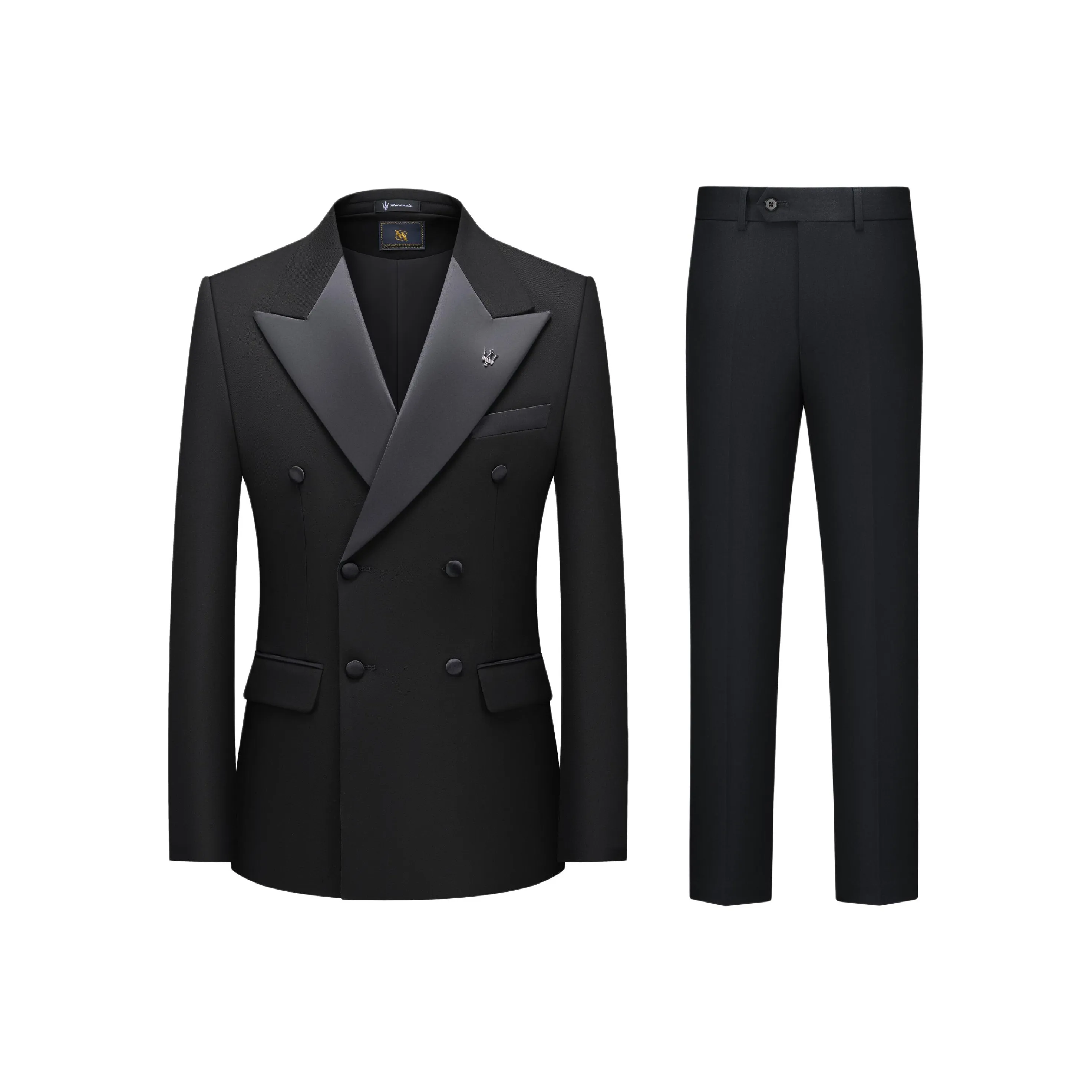Maserati Черные Мужские Деловые Костюмы