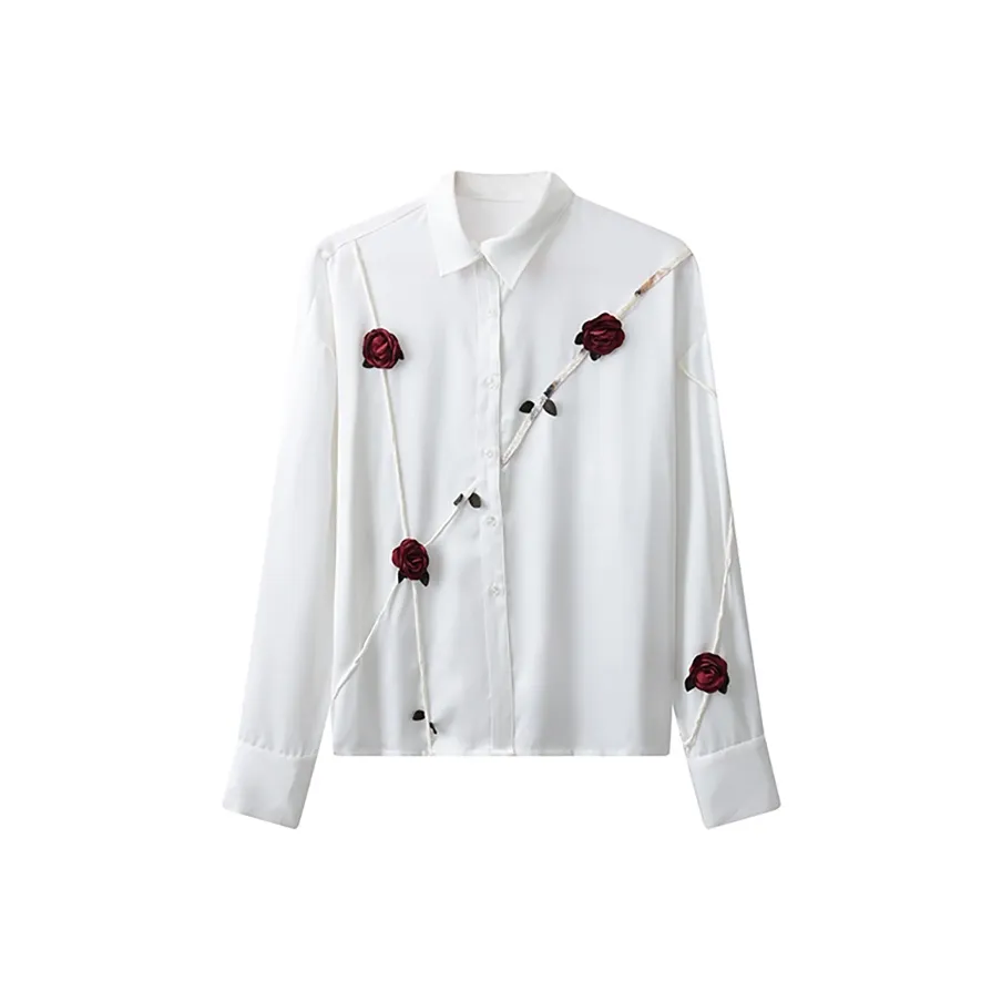 EDRPIUS Белый Унисекс Рубашки