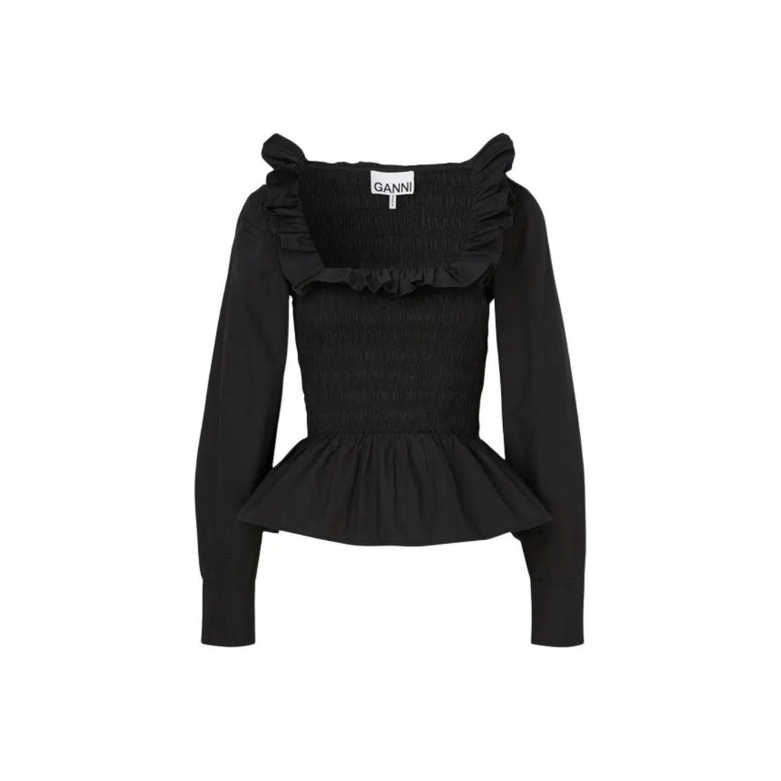 GANNI Черные Женские T-рубашки