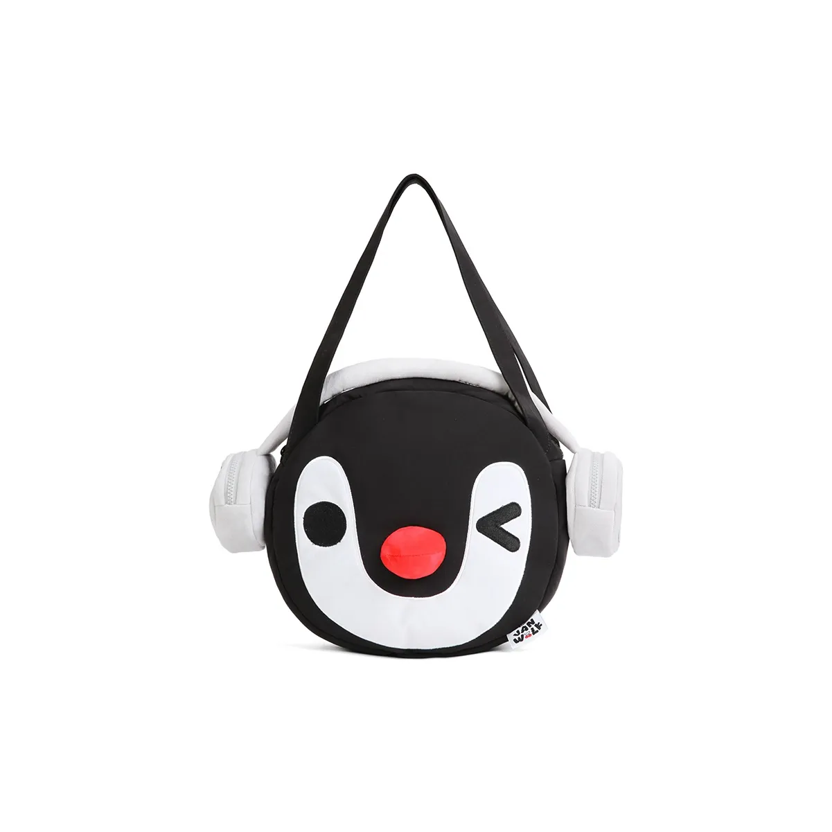 VANWALK PINGU Полиэстер Плечо Сумка Унисекс Черный