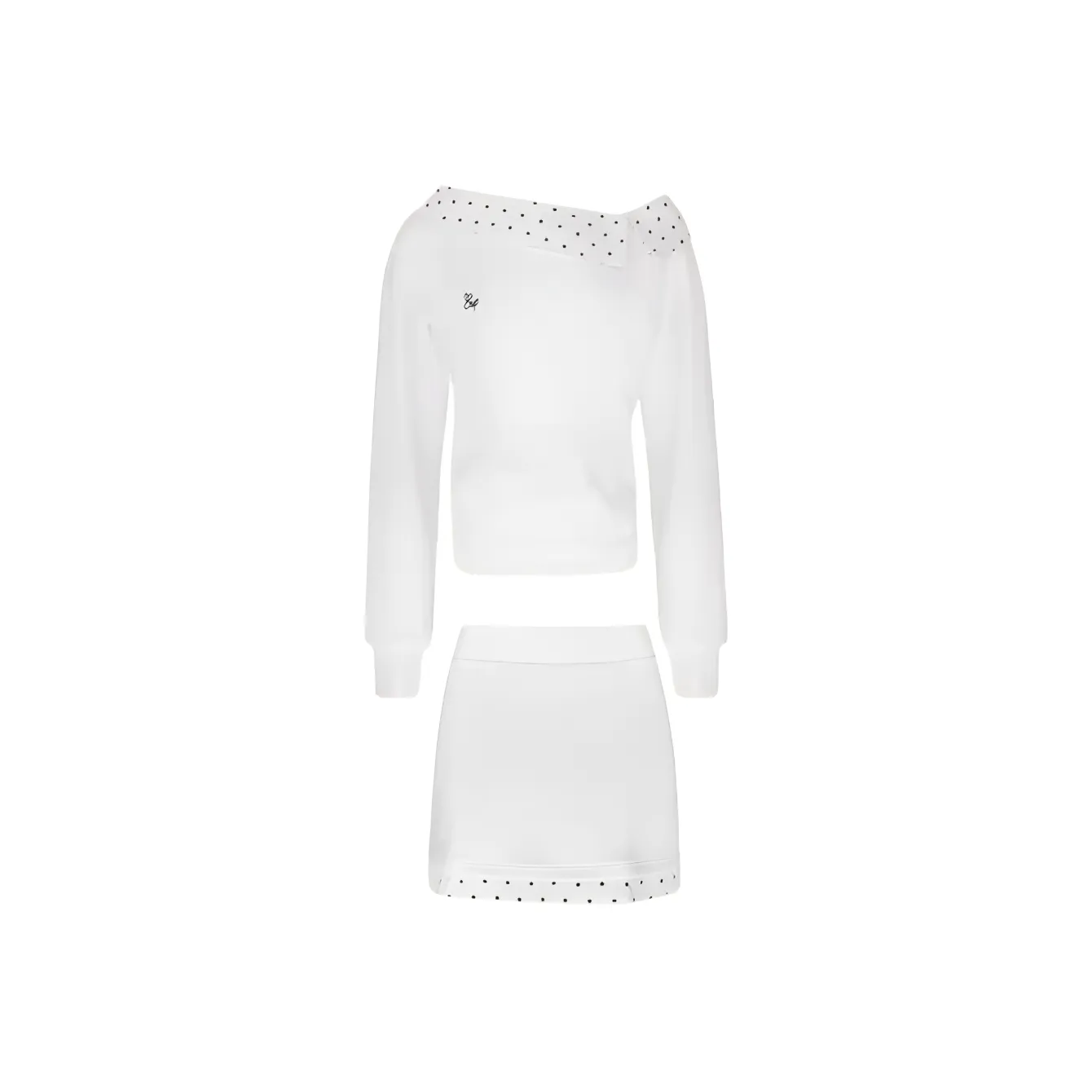 XIAOJUCHUANLI Белый Женские Комплекты с Юбкой