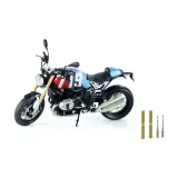 BMW R NineT 옵션 719 마스 레드/코스믹 블루 스페셜 컬러 조합 에디션 + 금속 조절 가능 포크 세트