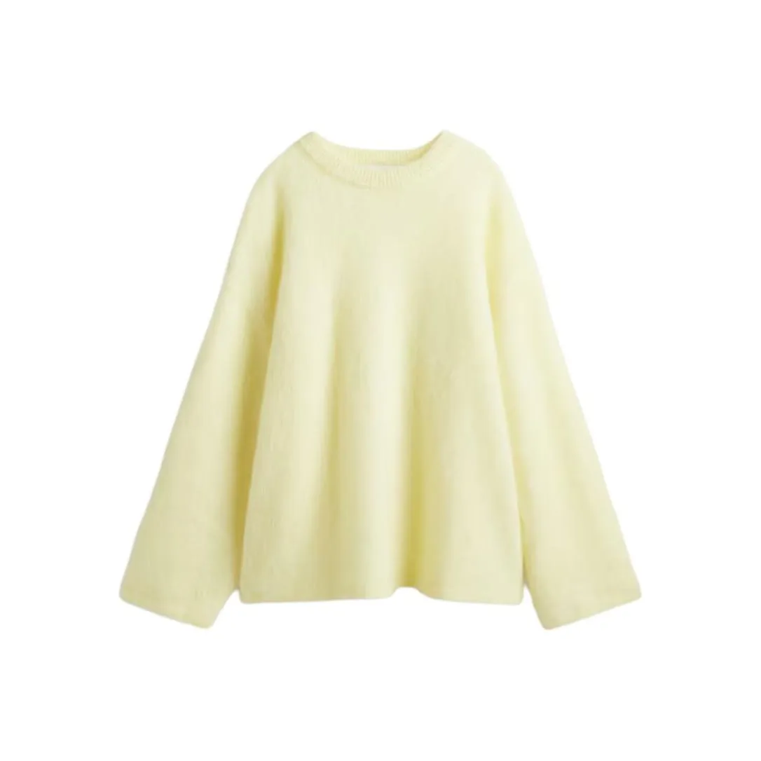 H M Светло-желтые женские свитеры