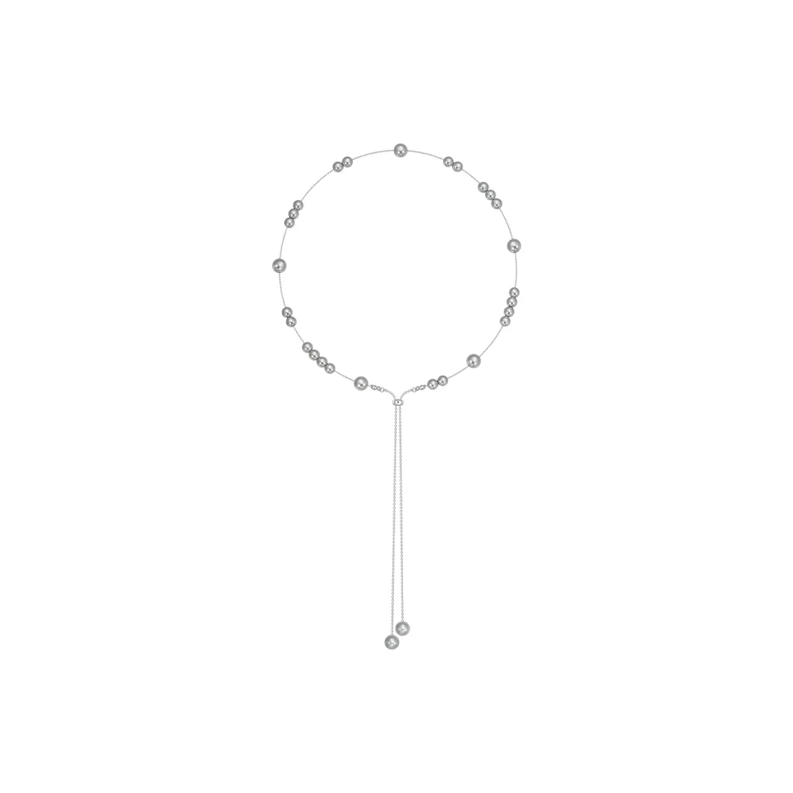 SUN HUNTER Белое золото с покрытием медный + синтетический жемчуг ожерелья Женское серебро