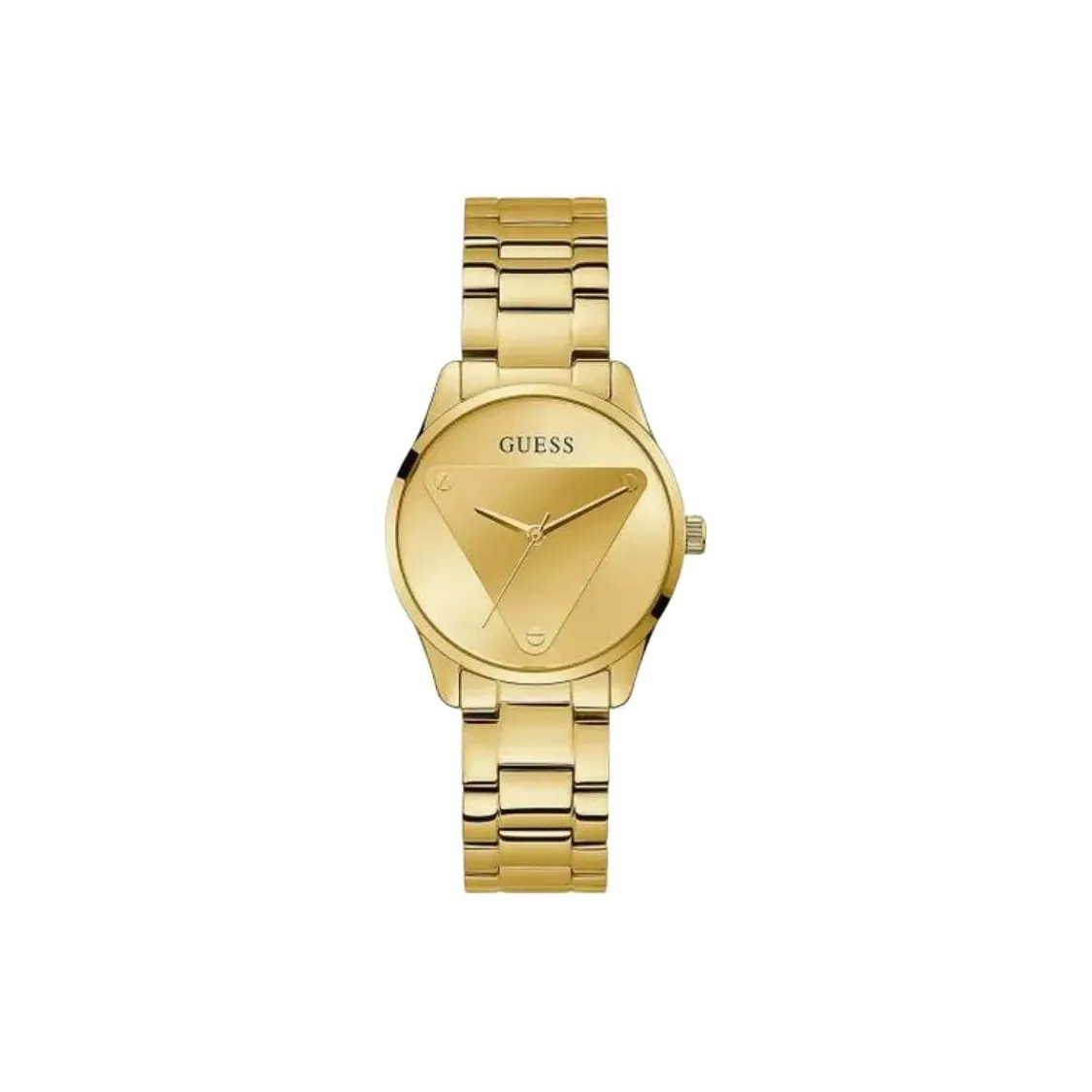 GUESS Emblem Women's Watch Кварцевый механизм ремешок из нержавеющей стали 36 мм золотой циферблат
