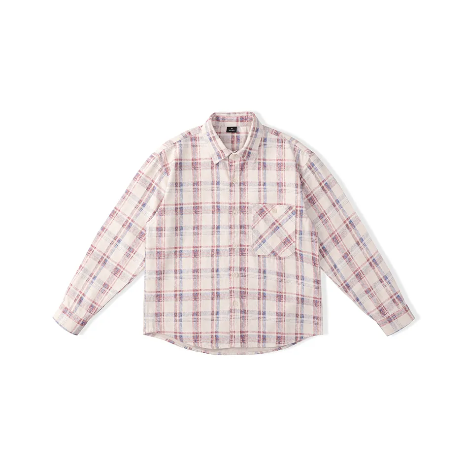 Xiyue Светло-розовые Мужские Рубашки