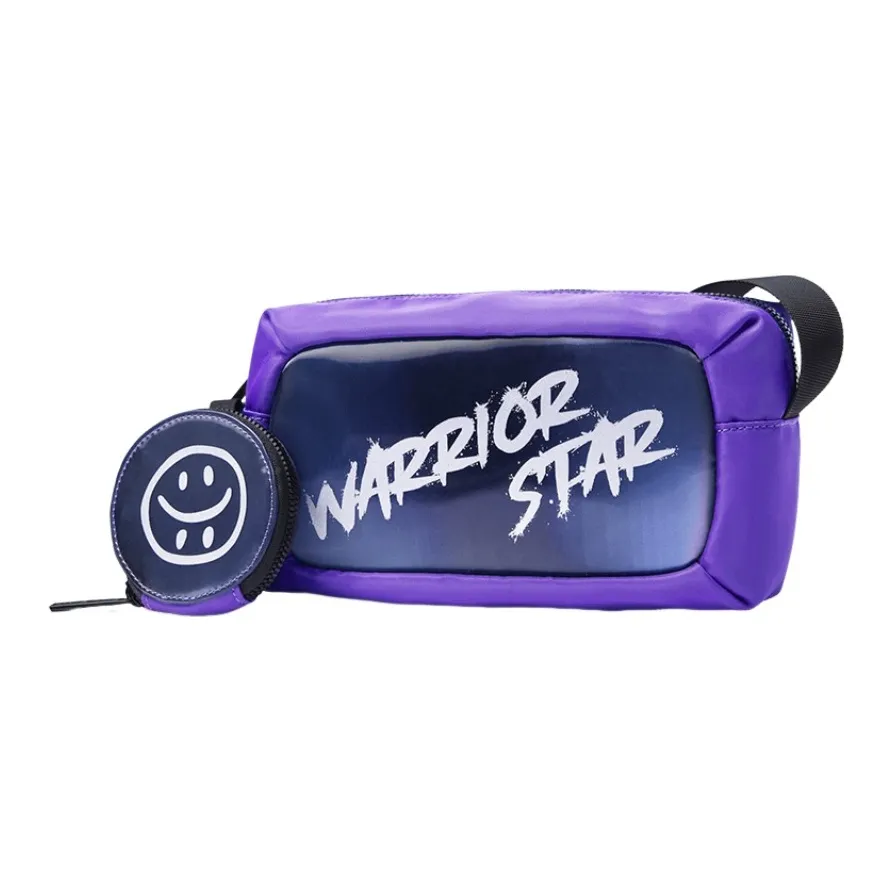 Warrior ПУ (полиуретан) с нейлоновыми сумками через плечо унисекс фиолетовый