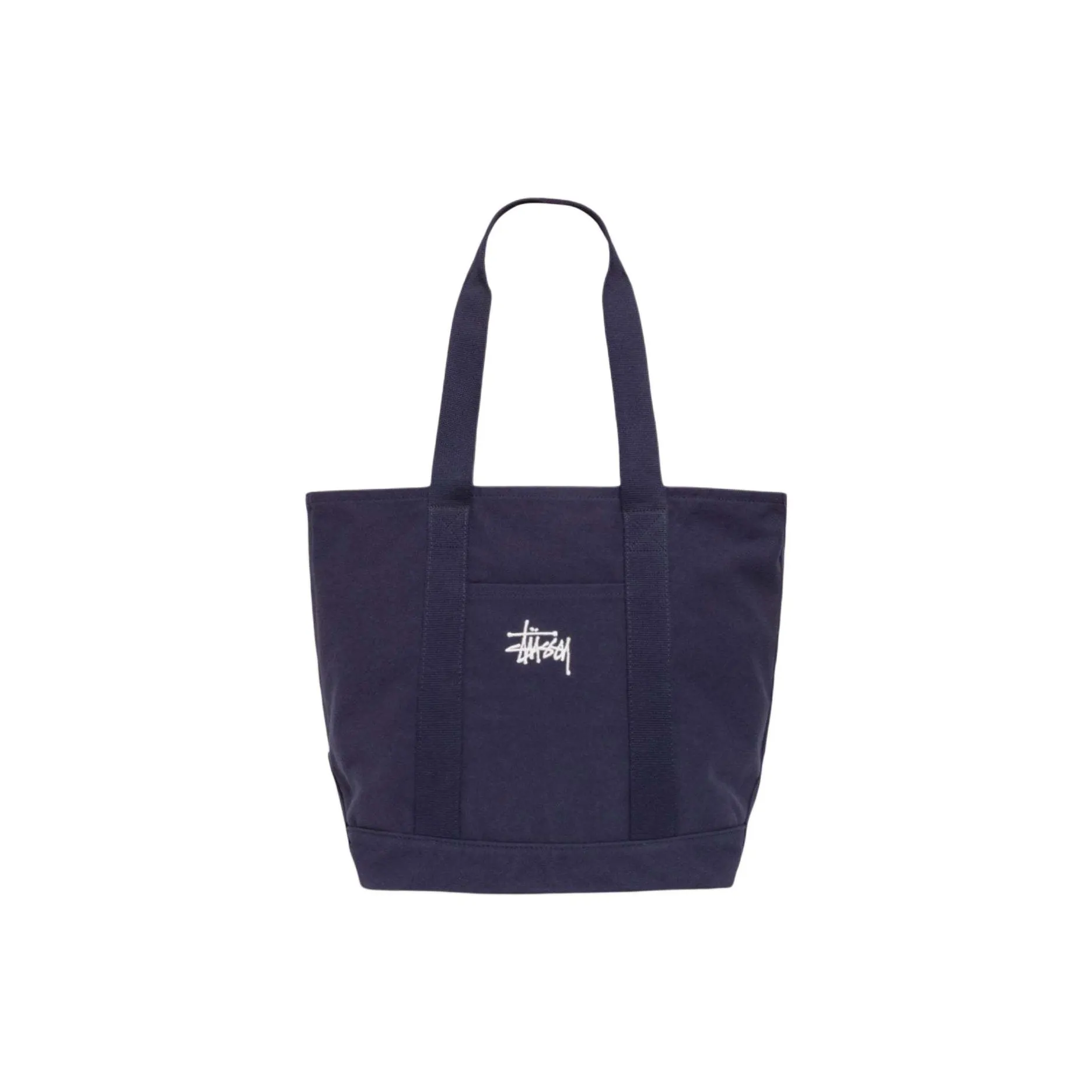 Stussy Холст Тоут Сумка Сумка для покупок Сумка Extra Large Женская Морской Синий