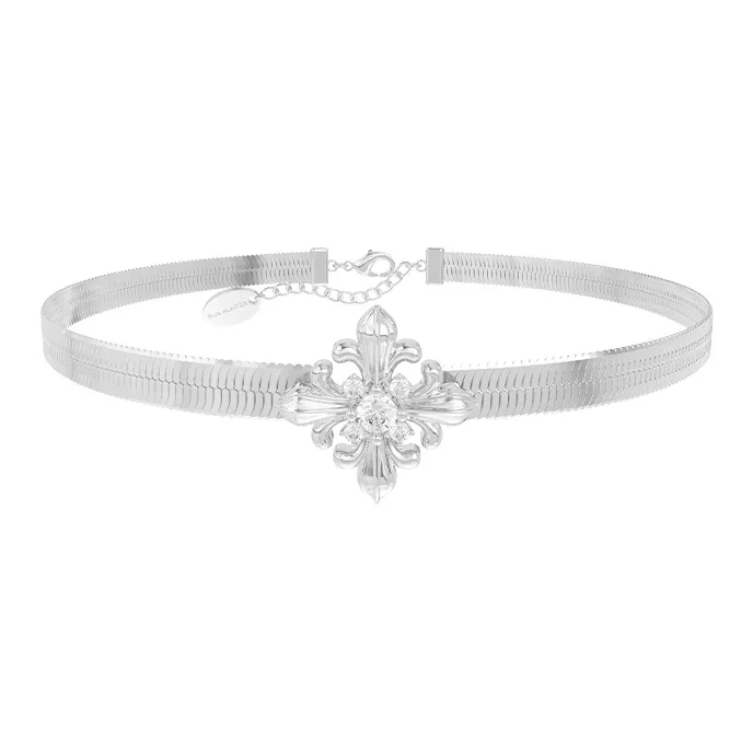 SUN HUNTER Белое золото с покрытием медный титан + циркон ожерелья женские