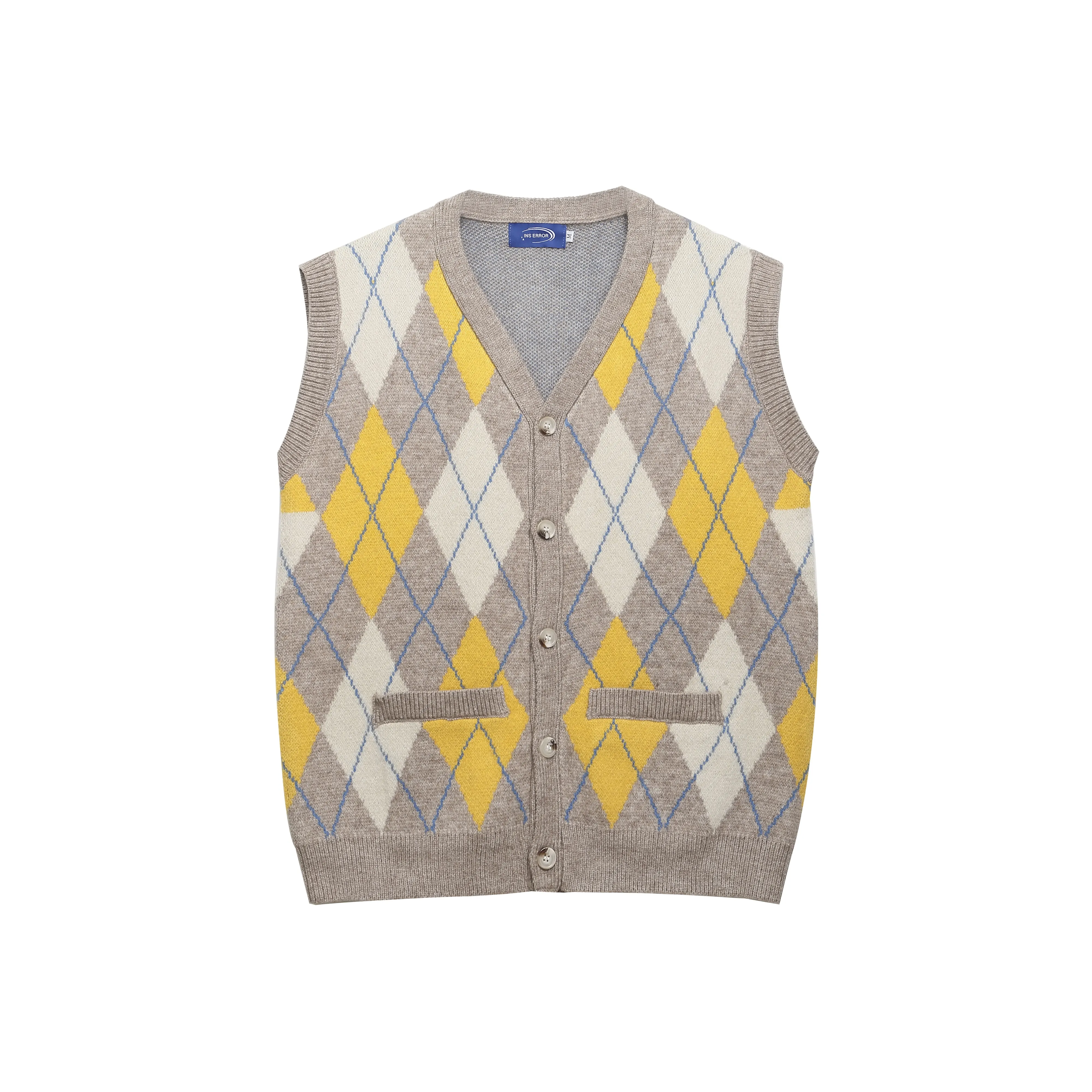 WAYHWEI Бежевый Женский Топ без рукавов