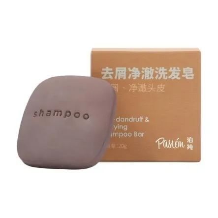 PASION Твердый мыло для лечения перхоти Pure And Прозрачный Шампунь 20г