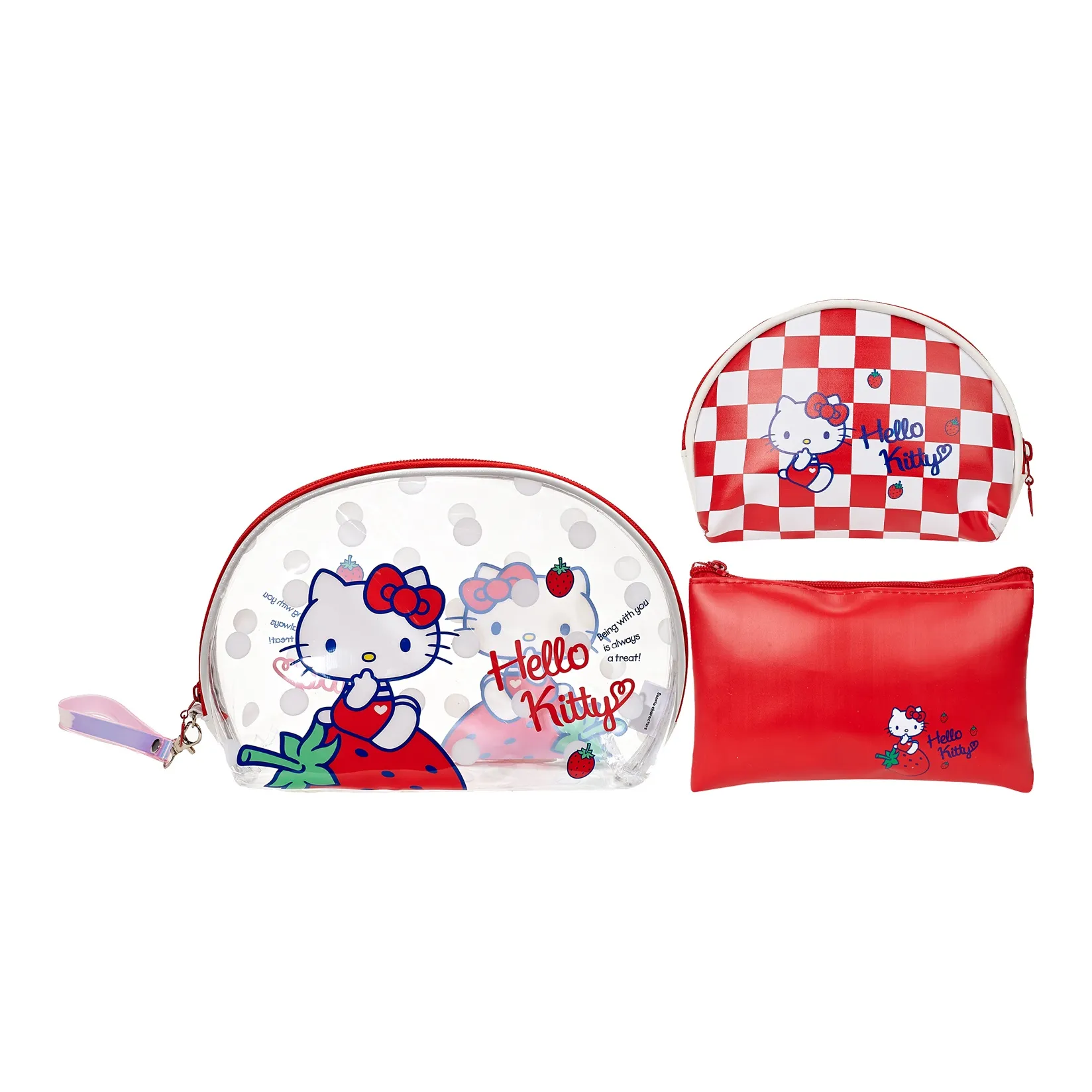 Sanrio PVC Путешественный мешок для хранения женский красный