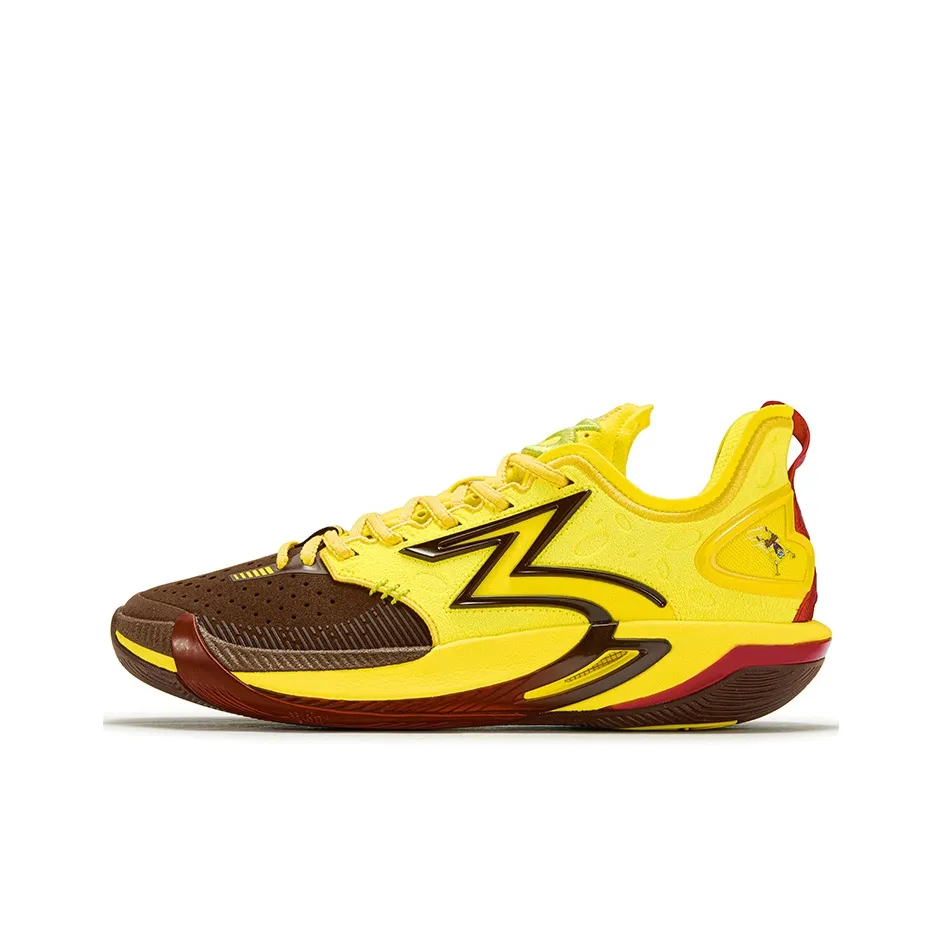 361° BIG3 6,0 Pro Амортизаторы Ущетинистые Противоскользящие Низкий Топ Баскетбольные Кроссовки Мужские