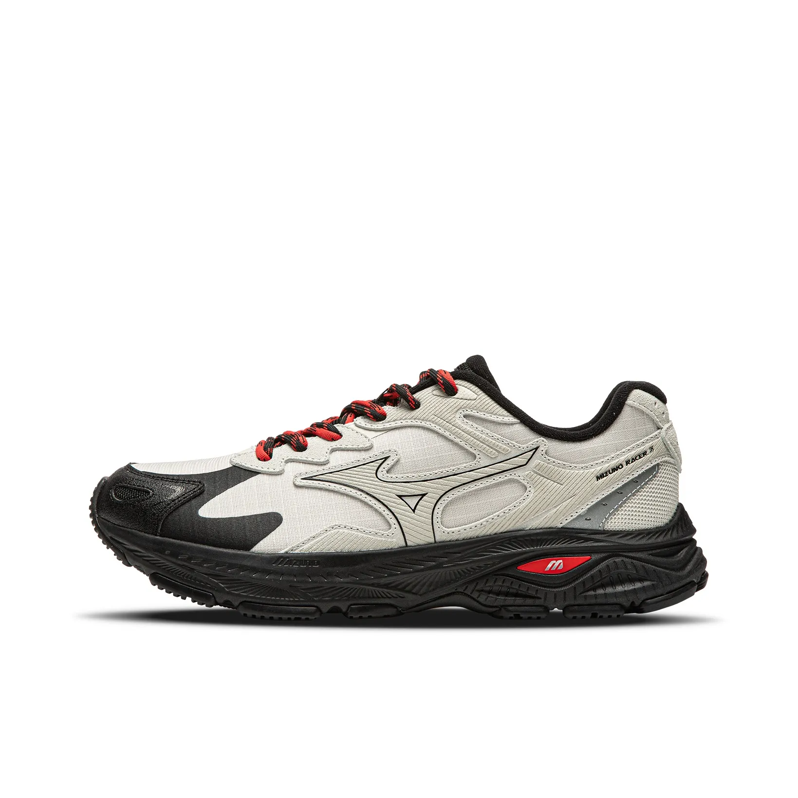 Mizuno Racer S Low Топ Повседневный Бег на длинные дистанции Для Городского Коммутирования Беговые кроссовки Unisex Light Ярко-серый