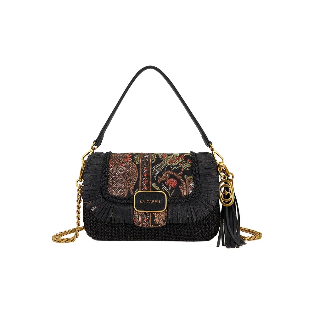 La Carrie Raffia Сумка Женская Черная