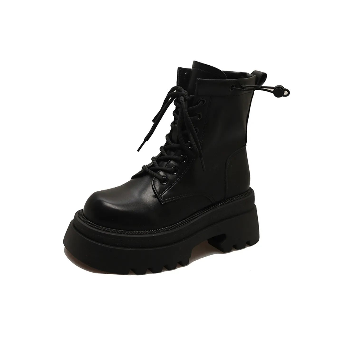 CHERRY&KALIKA Short Martin Boot Women's Black