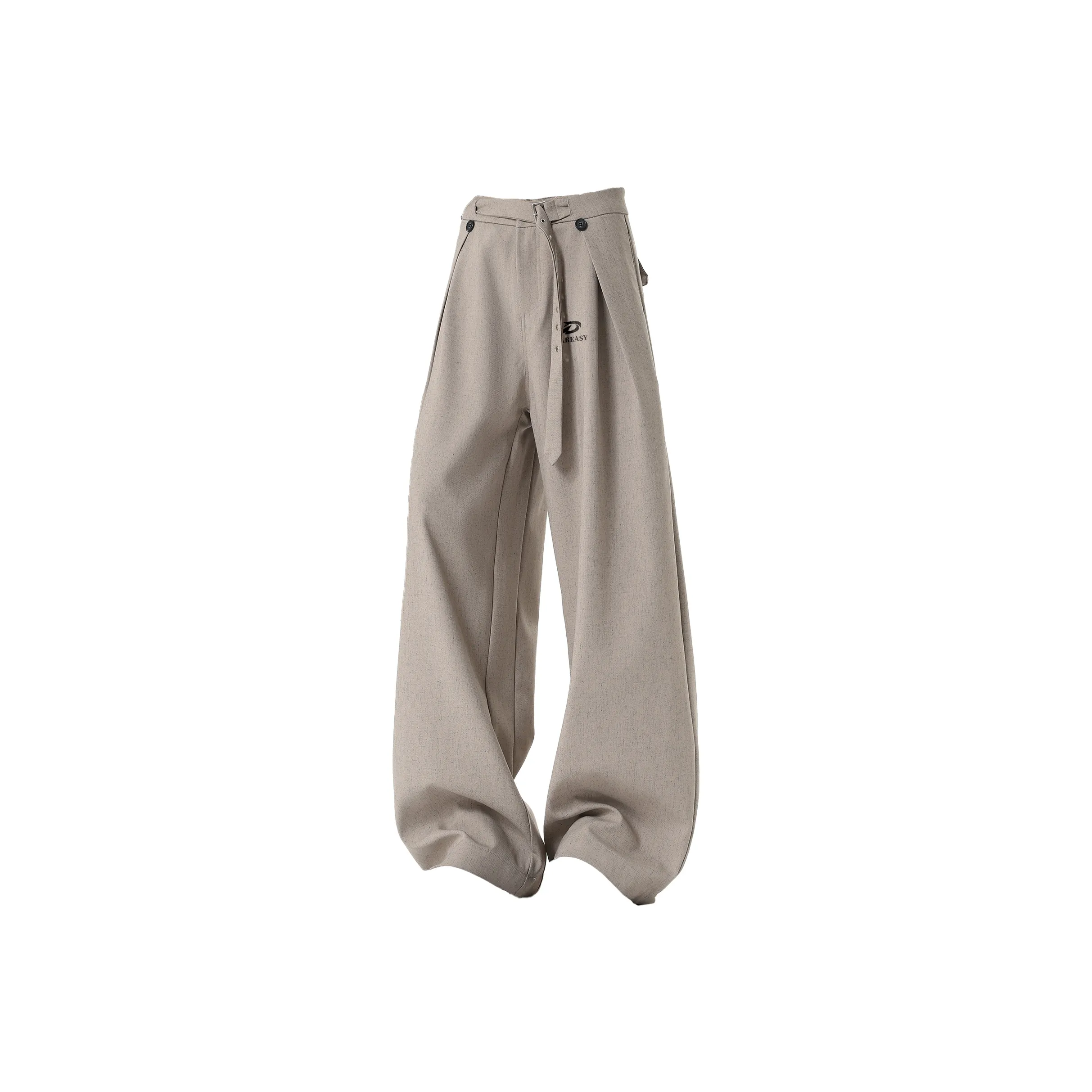 DAREASY Бежевые Унисекс Повседневные Штаны