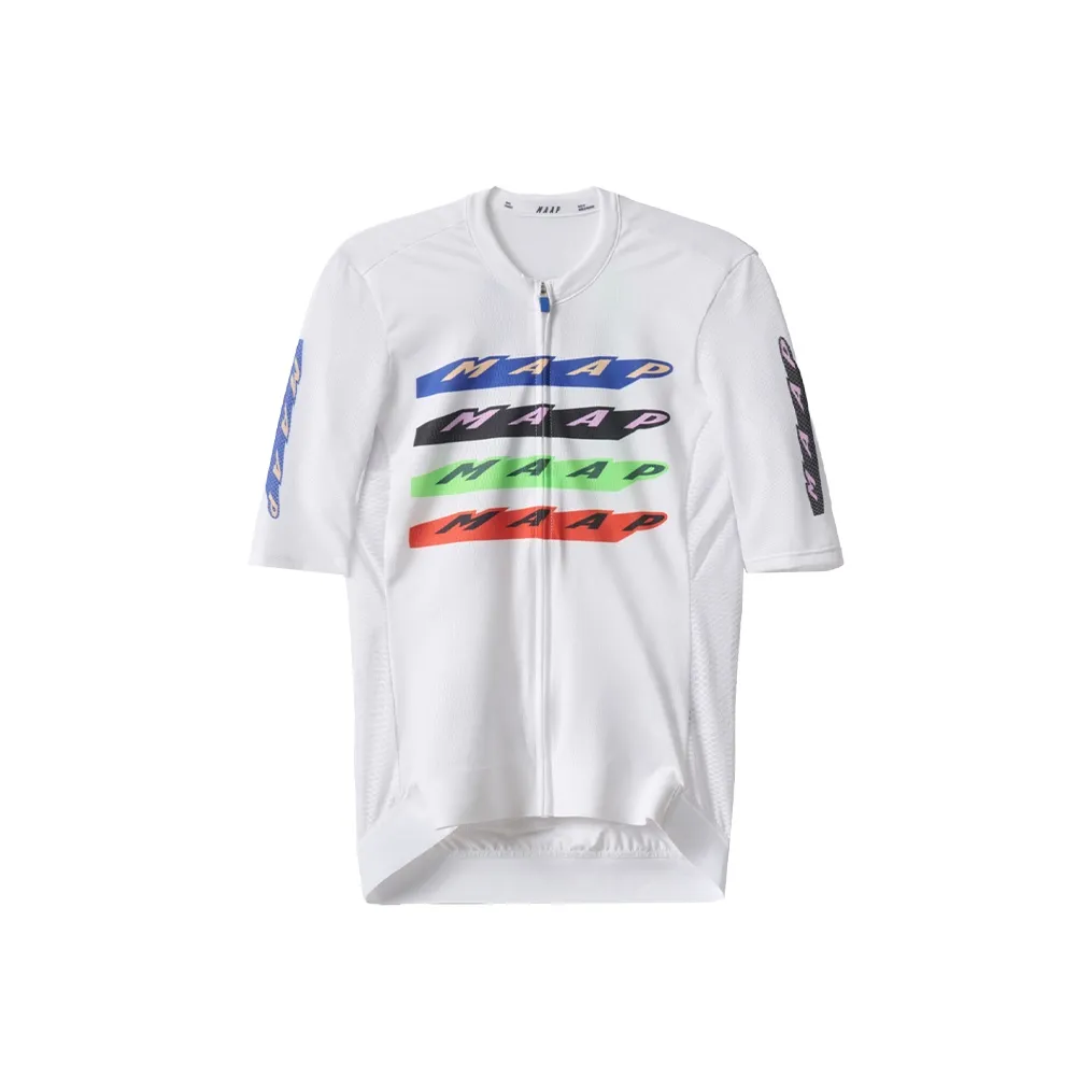 MAAP Короткий рукав Велосипедная одежда Женская Белая