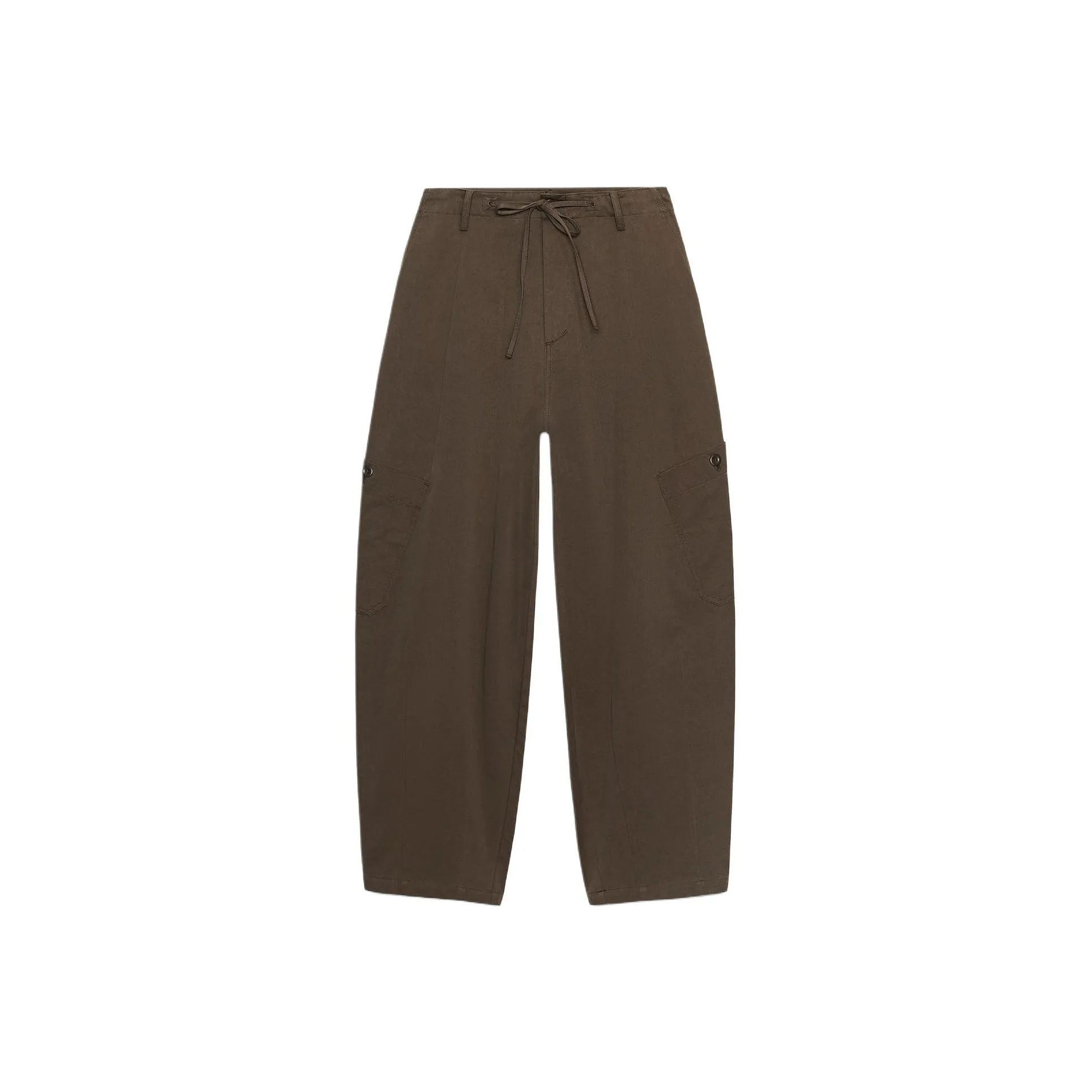 ZARA Коричневые Женские Карго Брюки