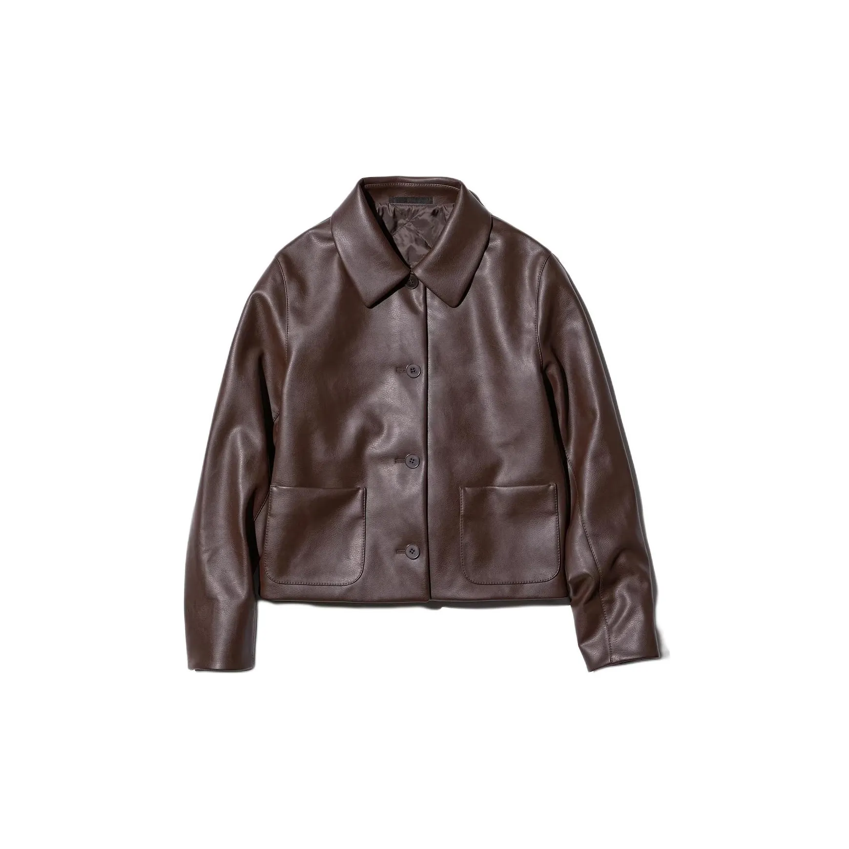 UNIQLO Темно-коричневый женский пуховик