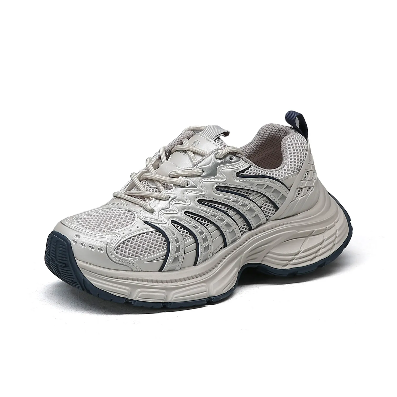 Spider King Low Топ Толстая подошва Кроссовки Женские