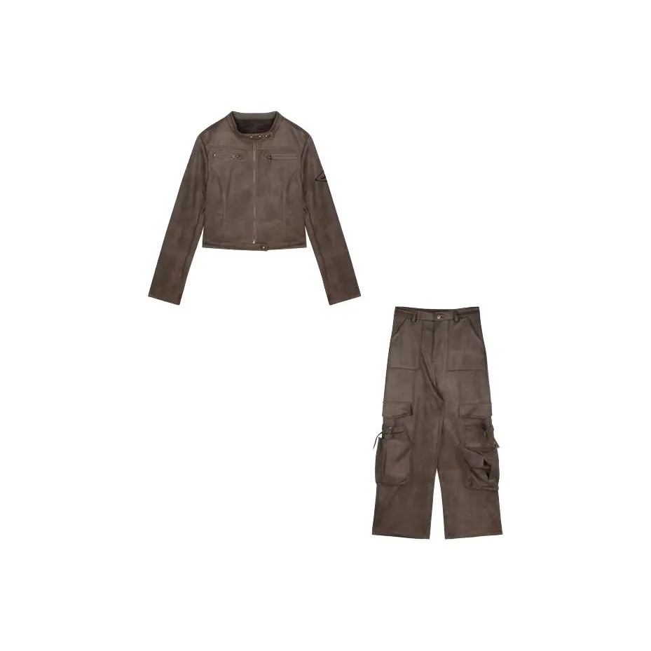 HUINIAN Коричневый Высокое качество Женские Повседневные костюмы