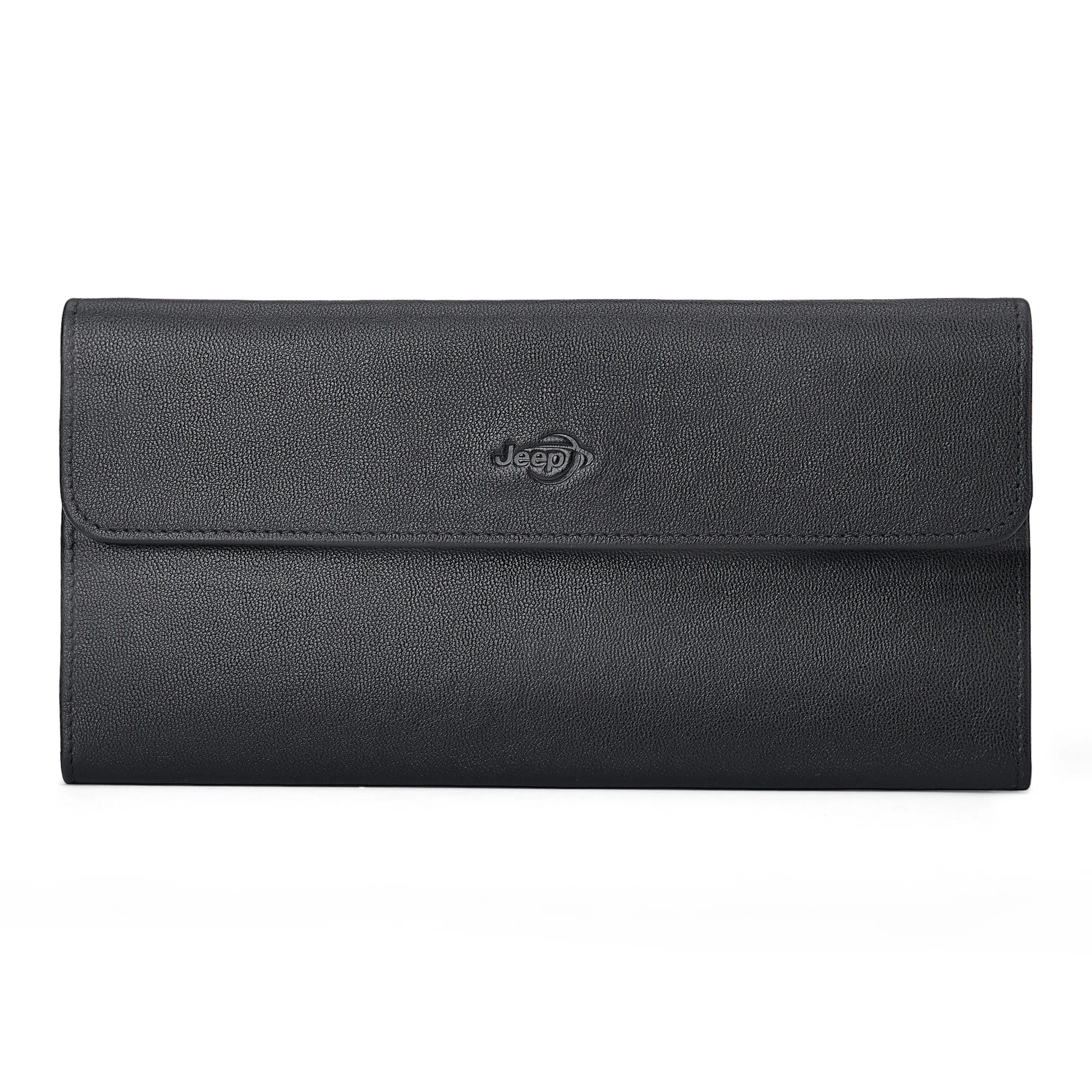 JEEP Кошелек из коровьей кожи мужской черный серый зеленый