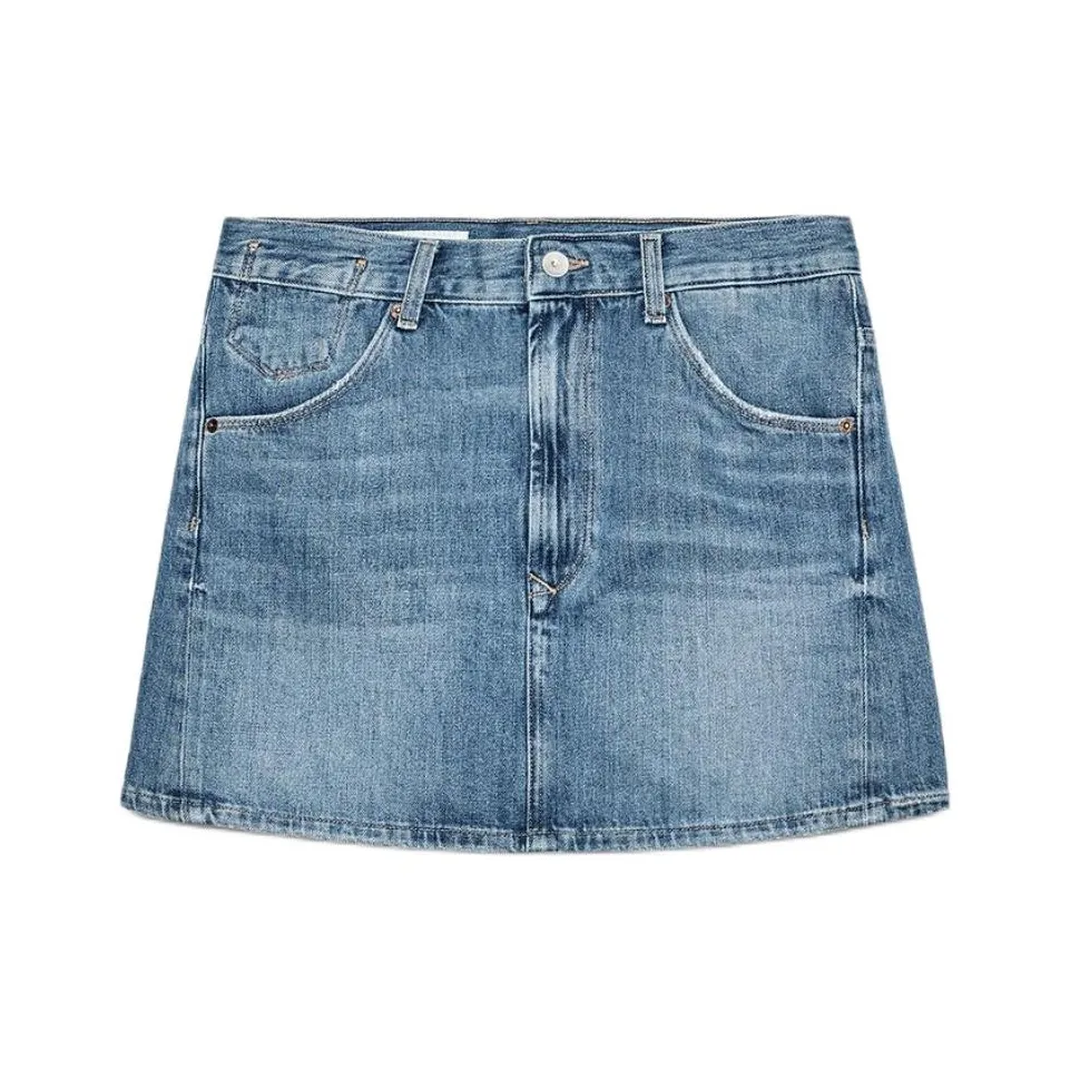 ZARA Trf Джинсовые короткие юбки Женские