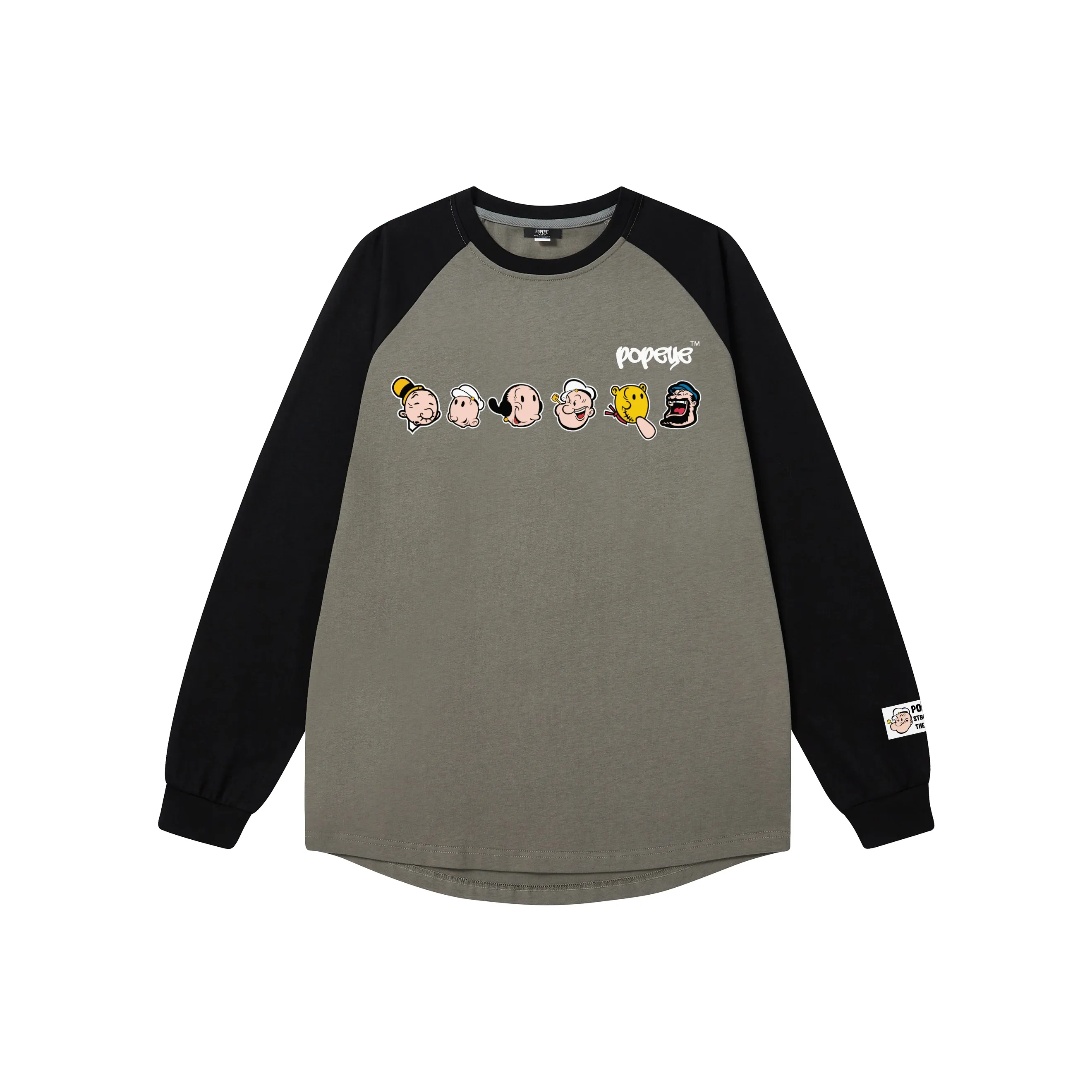 POPEYE Длинный рукав Т-рубашка Унисекс