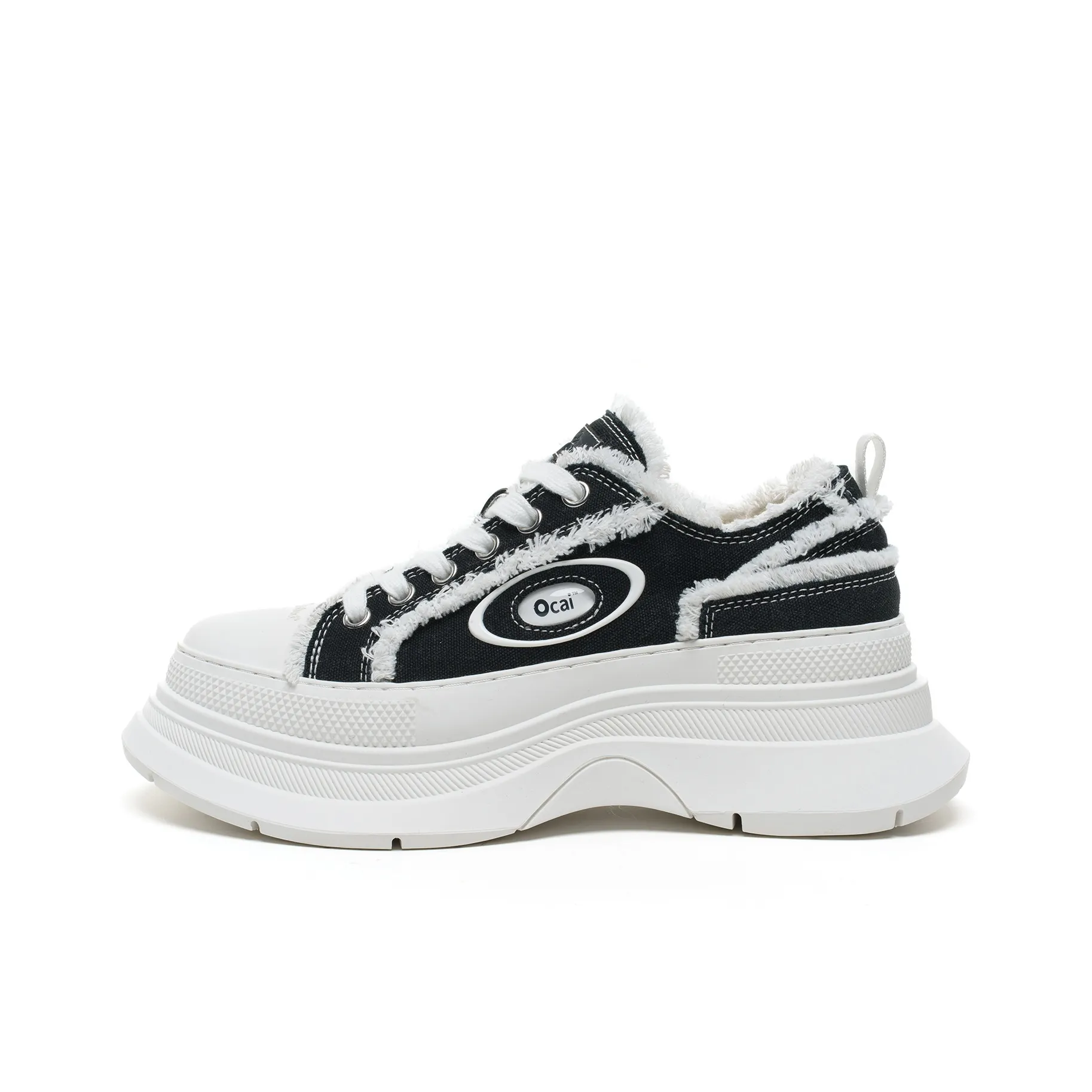 Ocai Высота Увеличение Устойчивость к Износу Амортизация Низкий Топ Кеды Унисекс Классический Белый