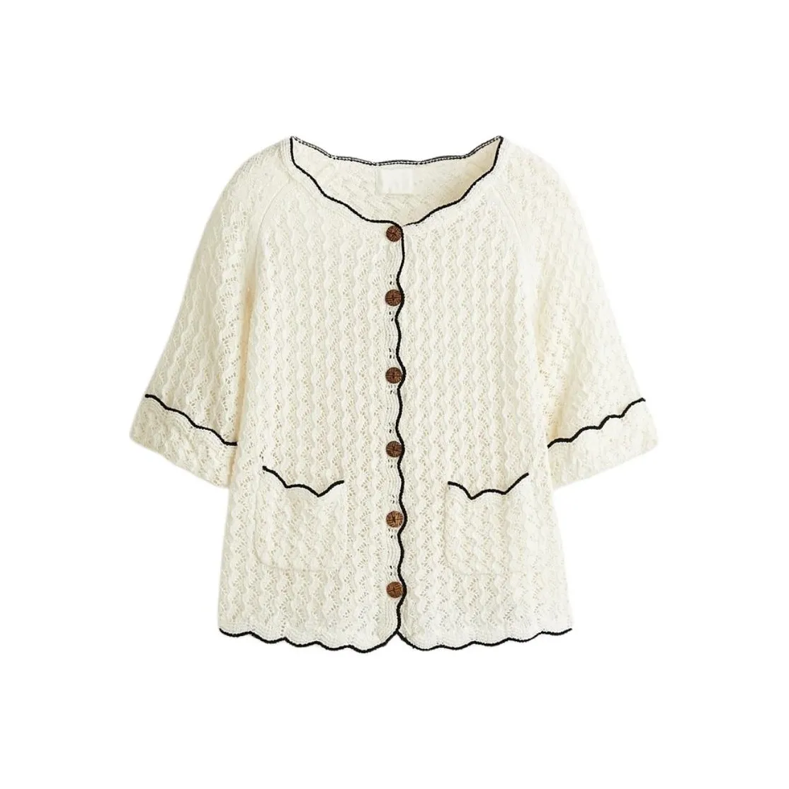 H M Белый Черный Женский Трикотаж