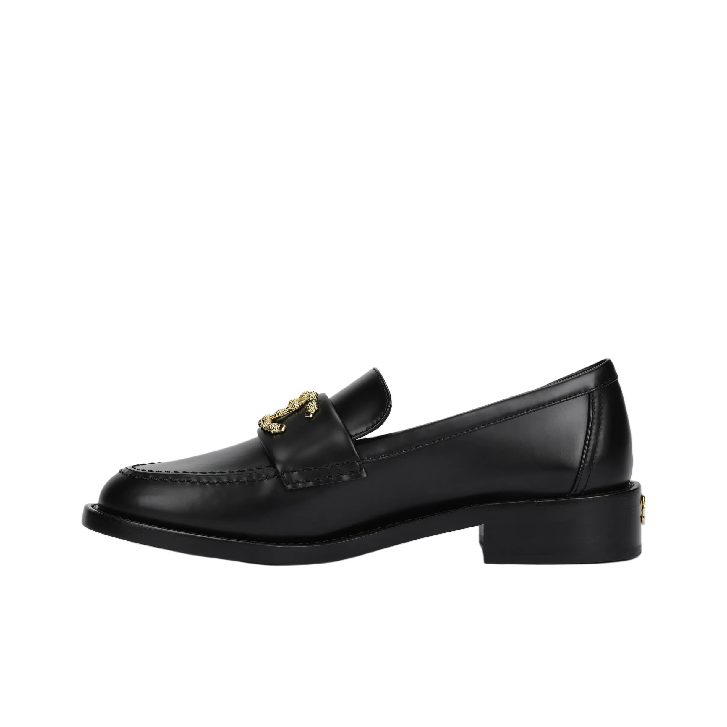 CHANEL Loafers 3cm Women's Black