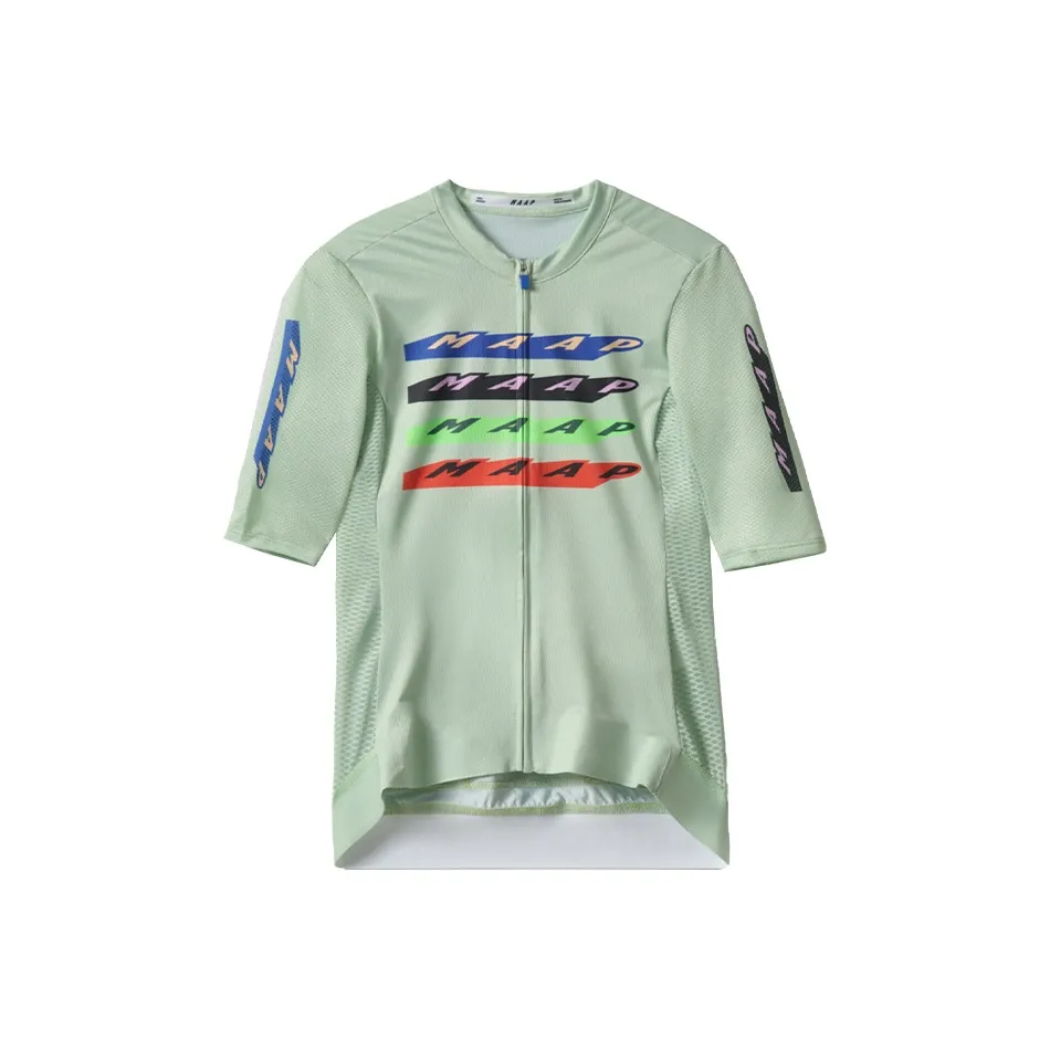 MAAP Короткий рукав Велосипедная одежда Женская Шалфейный зеленый