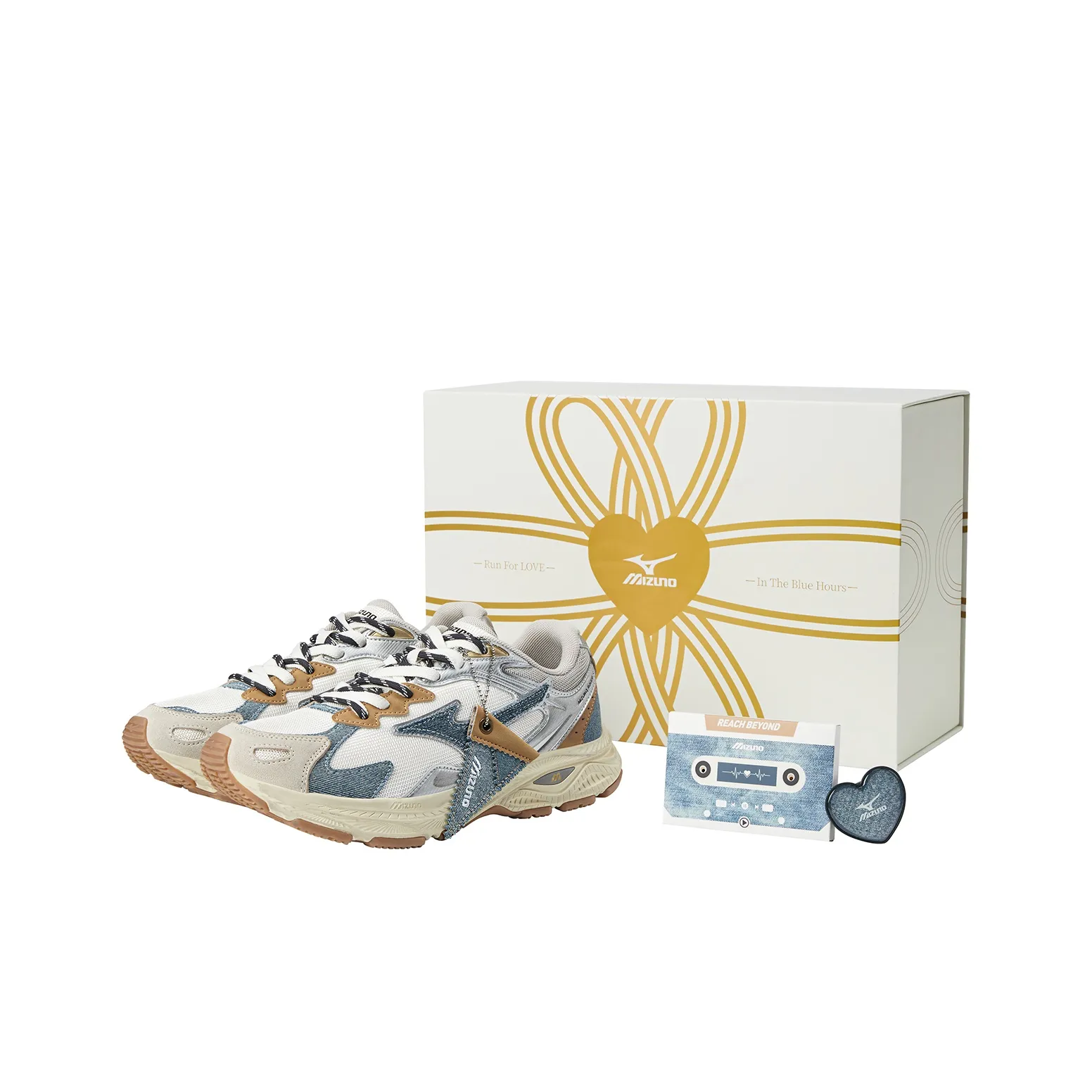 Mizuno Racer S Low Топ Утолщенный Резиновый Повседневные Беговые Кроссовки Унисекс Серебряный Коричневый