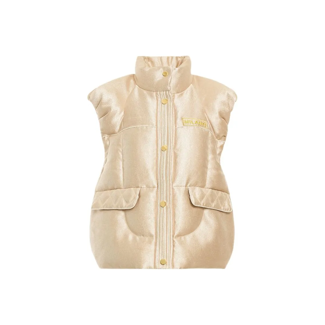 BESIONIA Золотой Женский жилет