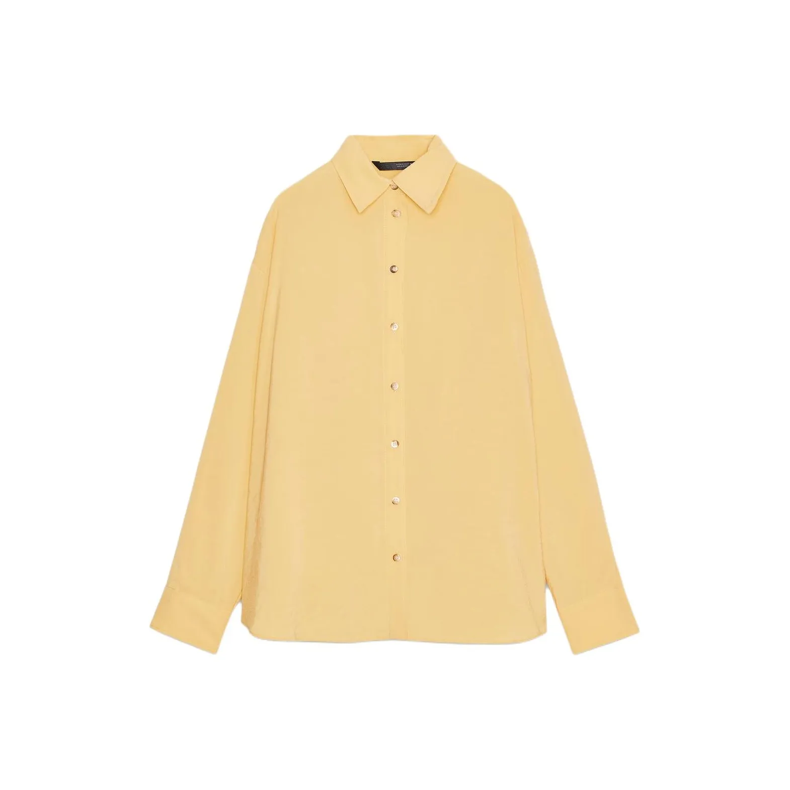 ZARA Women's Yellow Shirts ZARA Женские Желтые Рубашки