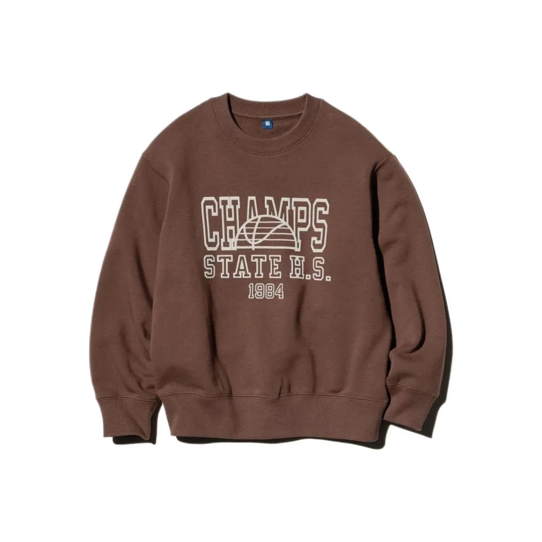 UNIQLO Свитшот Темно-коричневый Детский