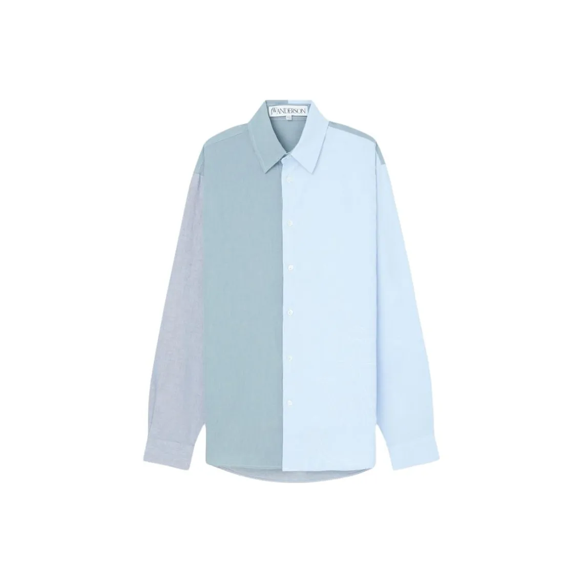JW Anderson Blue Men's Shirts JW Anderson Синие Мужские Рубашки