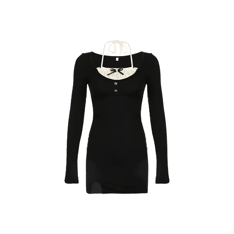 MIMOSA CHUR Длинное платье с длинными рукавами женское