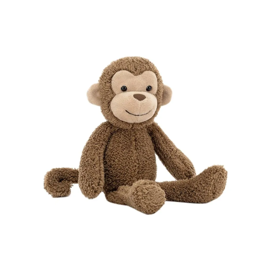 JELLYCAT Jungle Animal Collection Wuji Обезьяна Куклы Плюшевая кукла 23 см Высота