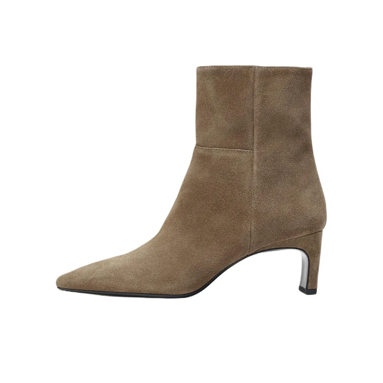 ZARA Ботильоны 6 см Женские Тауповые