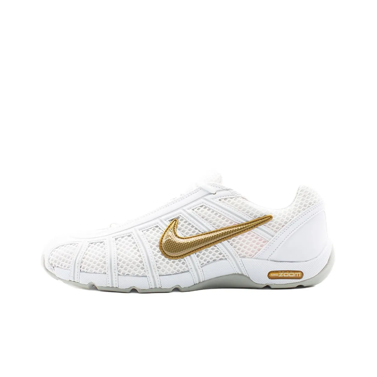Nike Air Zoom Fencer устойчивые к истиранию дышащие поддерживающие легкие кроссовки для тренировок унисекс белый золотой