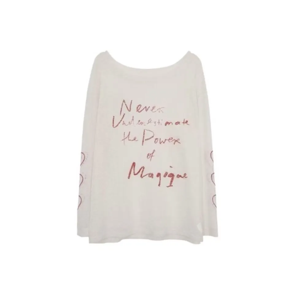 EMDPN Прозрачный Длинный Рукав Т-Рубашка Топ Женский