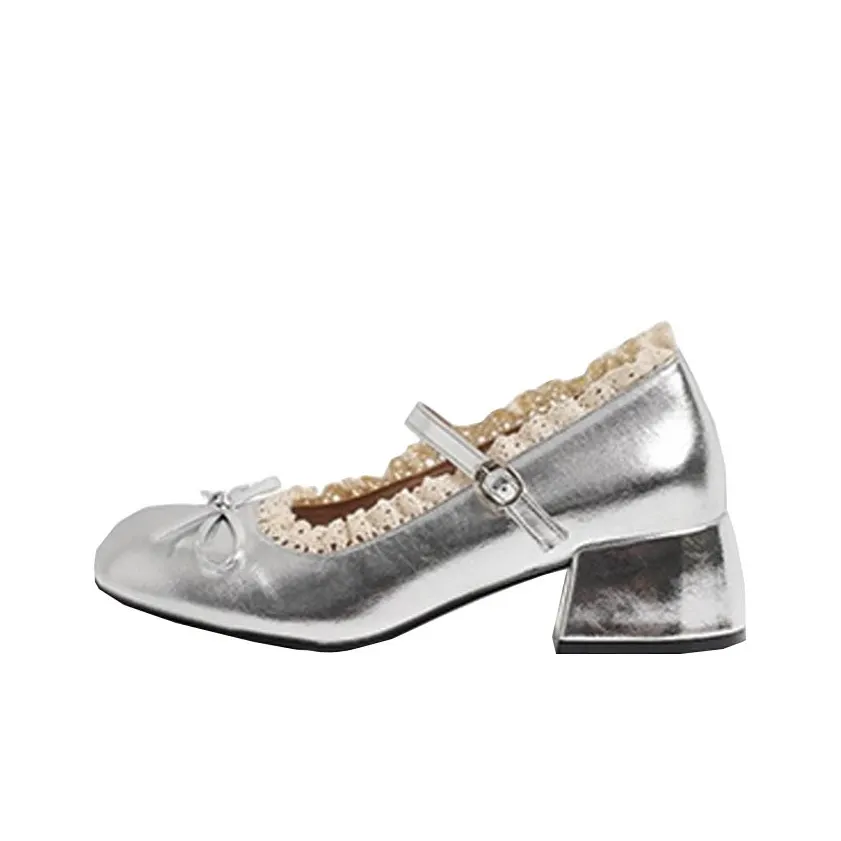 CAOT Грубый каблук Мэри Джейн Женские туфли