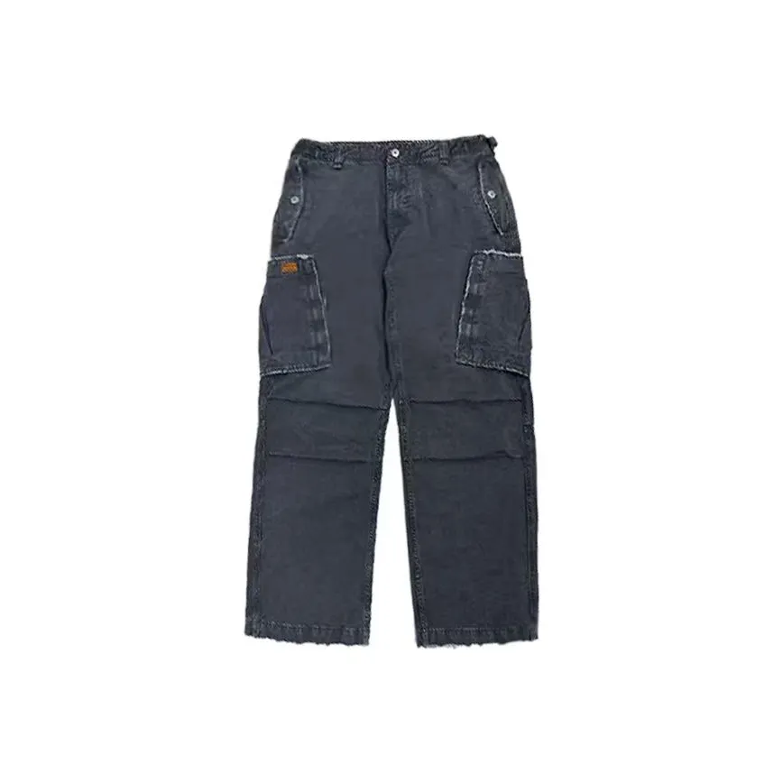 NEIGBORL Черный Серый Унисекс Карго Брюки