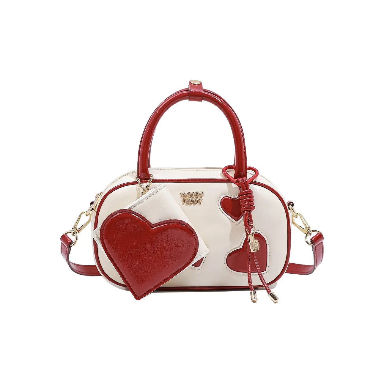 NOISY TEDDY ПУ (полиуретан) Сумка Стандартная Женская Экрю