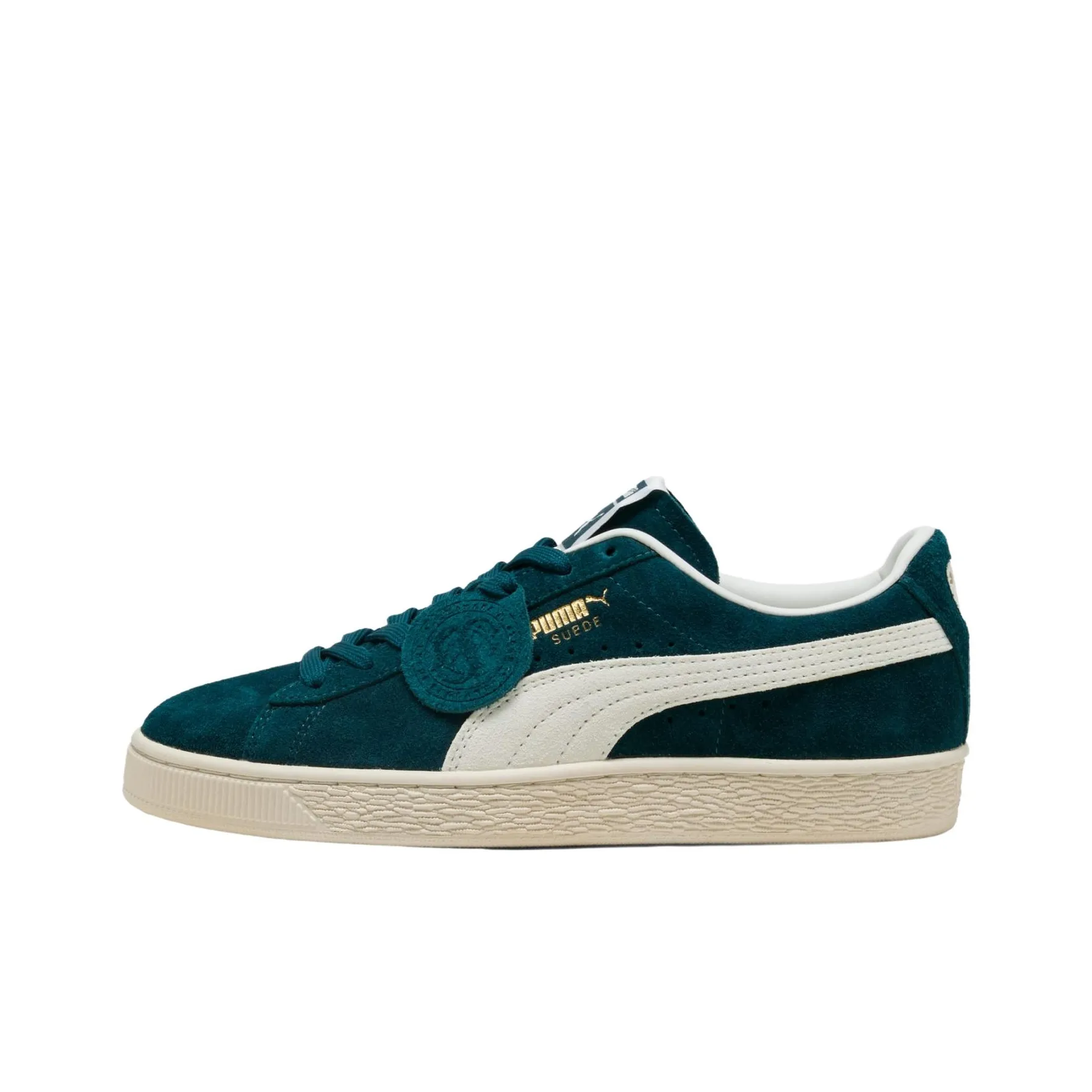 PUMA Suede Скейтборд Кроссовки Унисекс Синий Белый
