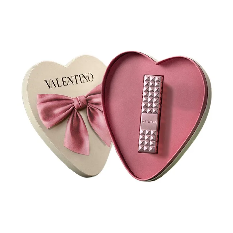 Valentino Ограниченная коробка с посланием любви розовый бальзам для губ глянцевый естественный цвет лица 120R 400A 302R
