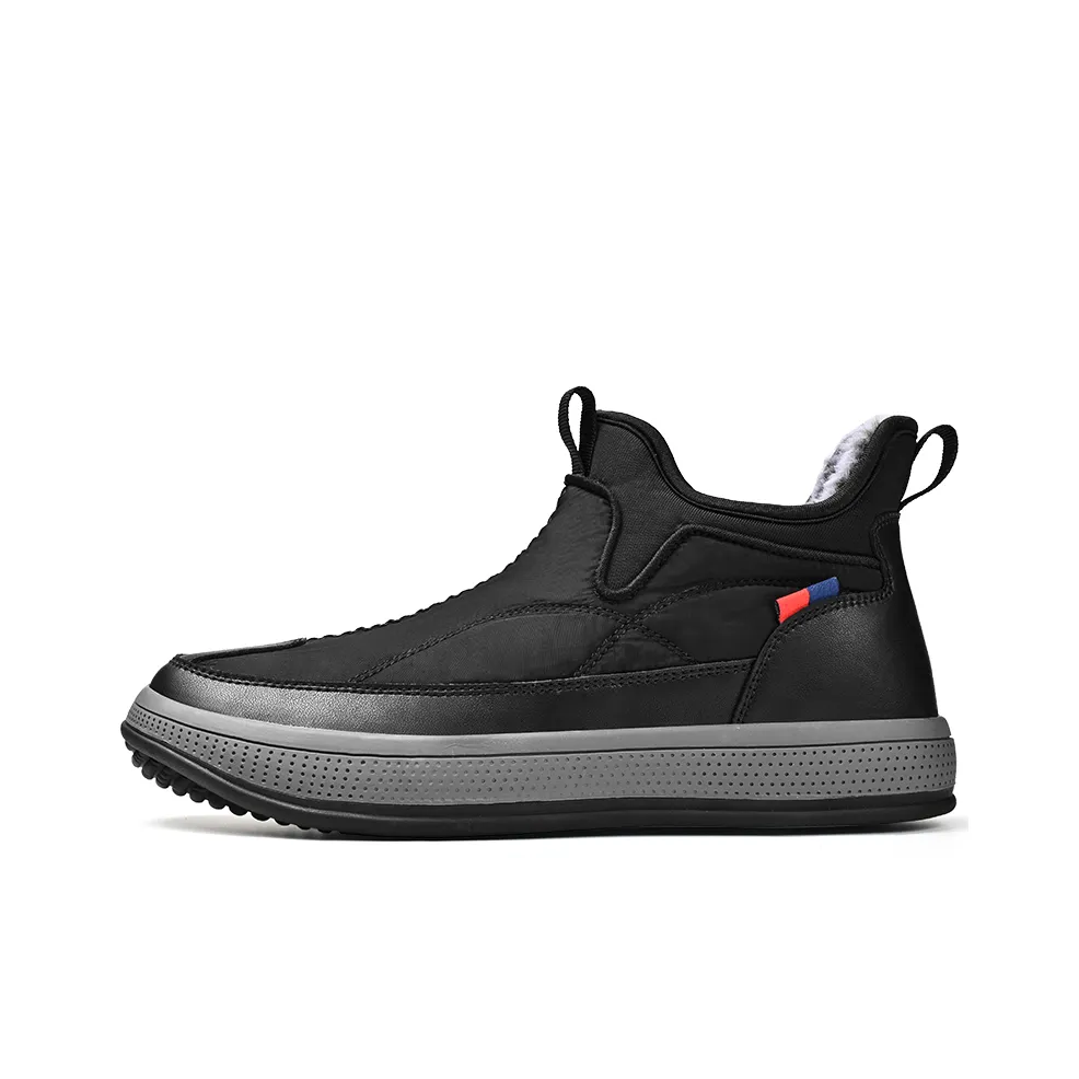 Kangaroo Head Термические Короткие Снежные Ботинки Унисекс Черные