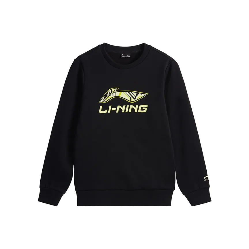 LINING Черные школьные толстовки для подростков